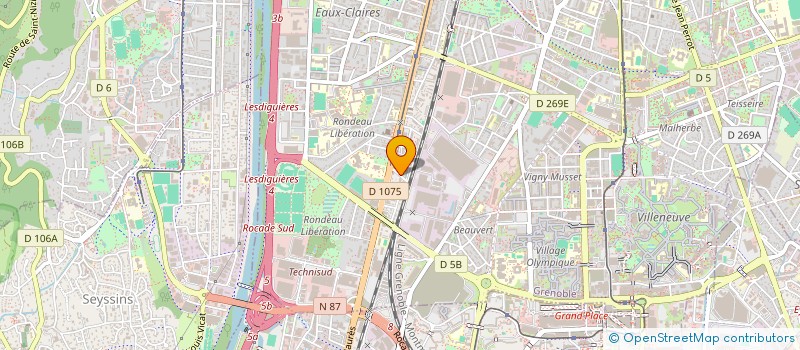 localisation de l'entreprise LA TETE DANS LES ETOILES à GRENOBLE