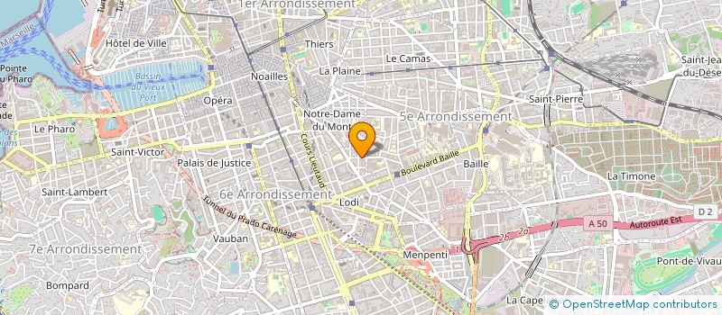 localisation de l'entreprise LA TETE DANS LES ETOILES à MARSEILLE