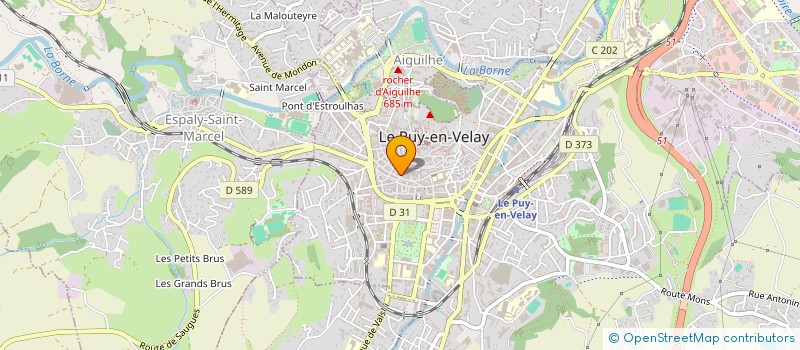 localisation de l'entreprise LA TETE DANS LES ETOILES  LE PUY-EN-VELAY