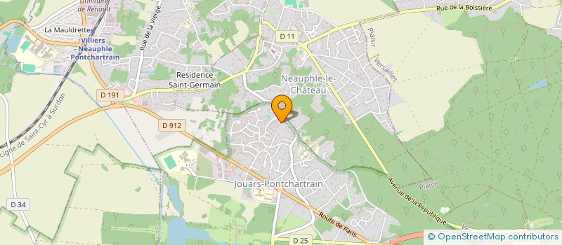 localisation de l'entreprise LA TETE DANS LES ETOILES  SAINT-REMY-L'HONORE