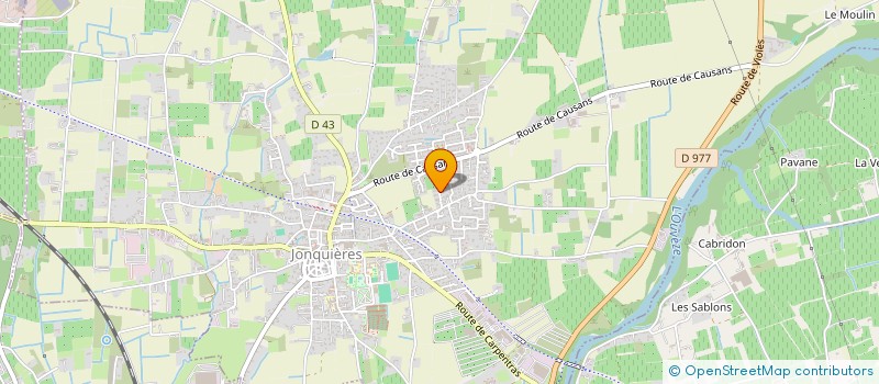localisation de l'entreprise LA TETE DANS LES NUAGES à JONQUIERES