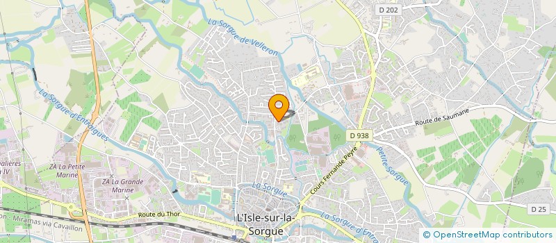 localisation de l'entreprise LA TETE DANS LES POUBELLES à L'ISLE-SUR-LA-SORGUE