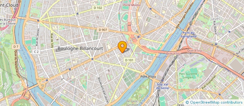 localisation de l'entreprise LA TETE ET LE CORPS à BOULOGNE-BILLANCOURT