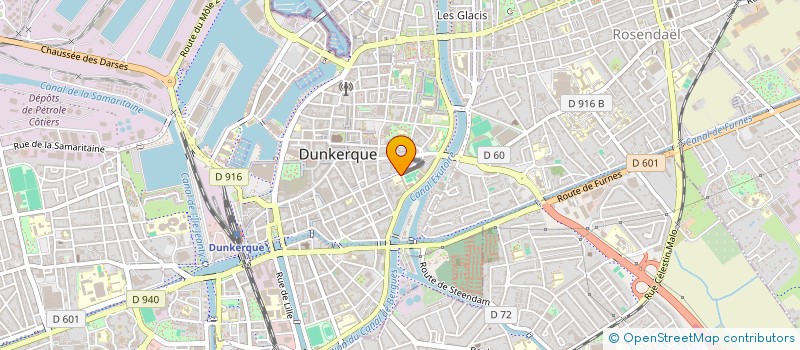 localisation de l'entreprise LA TETE ET LE HAND à DUNKERQUE