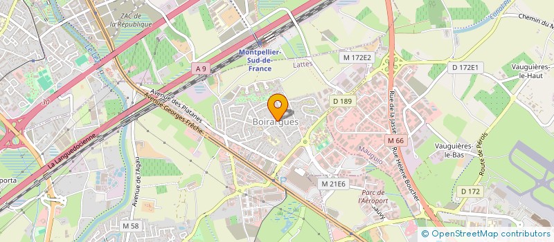 localisation de l'entreprise LA TETE ET LES JAMBES à LATTES