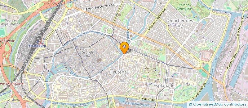 localisation de l'entreprise LA TETE NOIRE à STRASBOURG