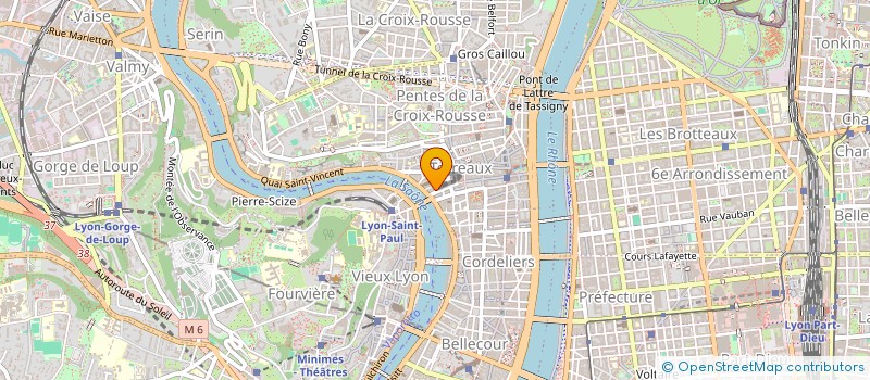 localisation de l'entreprise LA TETUE à LYON