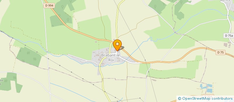 localisation de l'entreprise LA TEUSSONNIERE  BRABANT-LE-ROI