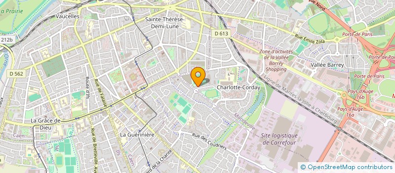 localisation de l'entreprise LA TEXANE à MONDEVILLE