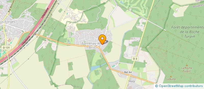 localisation de l'entreprise LA THEATRALE  FONTENAY-LES-BRIIS