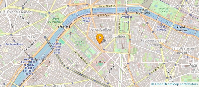 localisation de l'entreprise LA THEBAIDE  PARIS