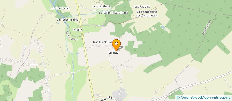 localisation de l'entreprise LA THEBAIDE  MONTHOIRON