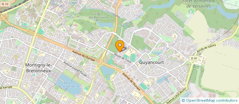 localisation de l'entreprise LA THEBAIDE  GUYANCOURT