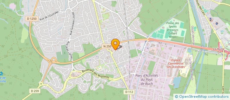 localisation de l'entreprise LA THEIERE ARGENTEE à LA TESTE-DE-BUCH