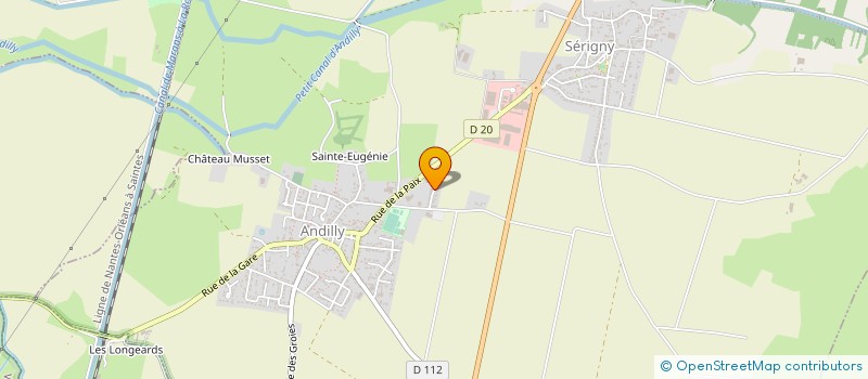 localisation de l'entreprise LA THEORIE DU BOIS  ANDILLY