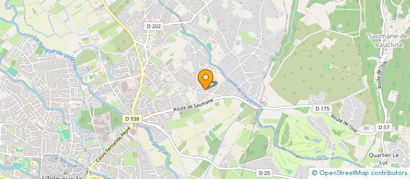 localisation de l'entreprise LA THEOULIENNE 8  L'ISLE-SUR-LA-SORGUE