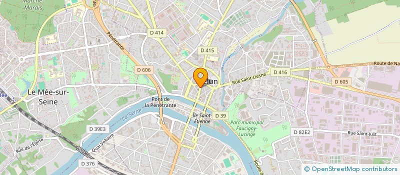 localisation de l'entreprise LA THERAPICTURALE  MELUN