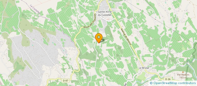 localisation de l'entreprise LA THERESINE  LE CASTELLET