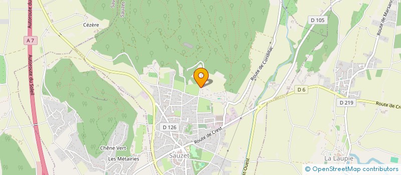 localisation de l'entreprise LA THERIAQUE 2  SAUZET