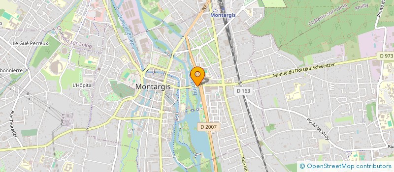 localisation de l'entreprise LA THERMIQUE GATINAISE à MONTARGIS