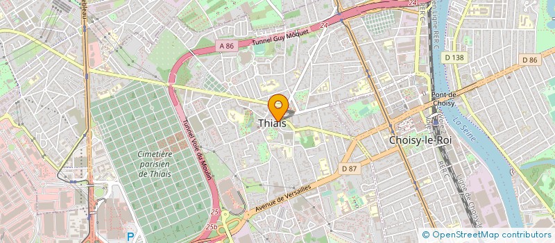 localisation de l'entreprise LA THIAISIENNE à THIAIS
