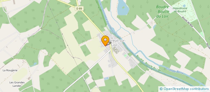 localisation de l'entreprise LA THIBAUDIERE  JARZE VILLAGES