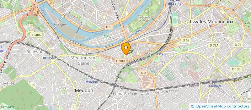localisation de l'entreprise LA THIBOUDIERE à ISSY-LES-MOULINEAUX