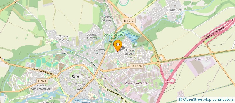 localisation de l'entreprise LA THIERACHE DEOG  SENLIS