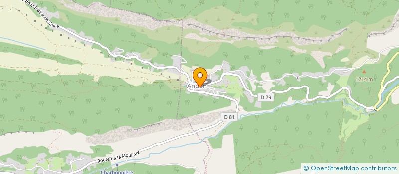 localisation de l'entreprise LA THORENCOISE - NATURE ET SAVEURS  ANDON