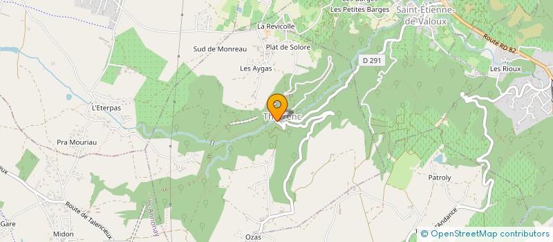localisation de l'entreprise LA THORRENCOISE  THORRENC
