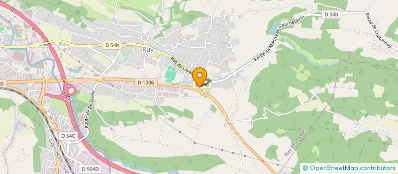 localisation de l'entreprise LA THUILIERE  RUY-MONTCEAU