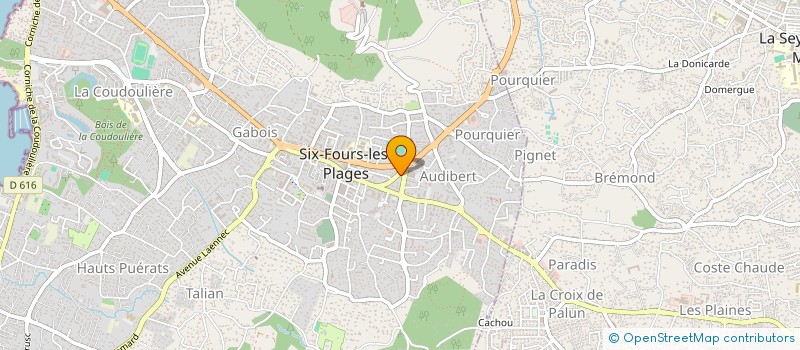 localisation de l'entreprise LA TIENDA DE EMMA Y CRISTIAN à SIX-FOURS-LES-PLAGES