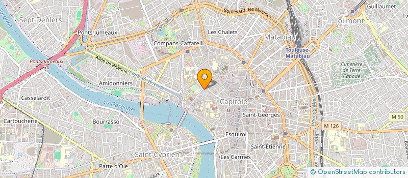 localisation de l'entreprise LA TIERCE RUSEE  TOULOUSE