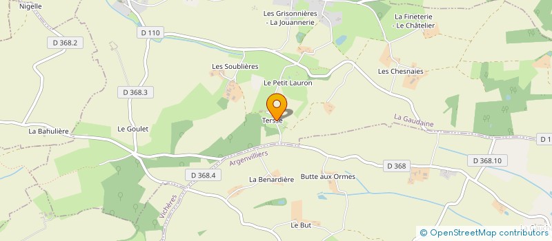 localisation de l'entreprise LA TIFFERIE à LA GAUDAINE