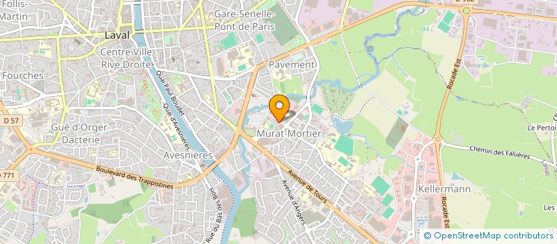 localisation de l'entreprise LA TILA (TROUPE D'IMPROVISATION LAVALLOISE) à LAVAL