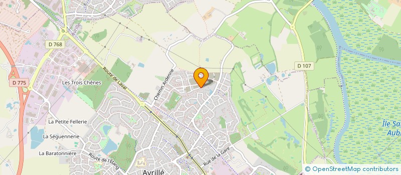 localisation de l'entreprise LA TIMONIERE RN à AVRILLE