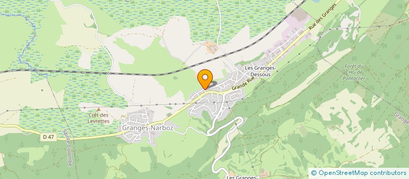 localisation de l'entreprise LA TINOQUAIRE à DOUBS