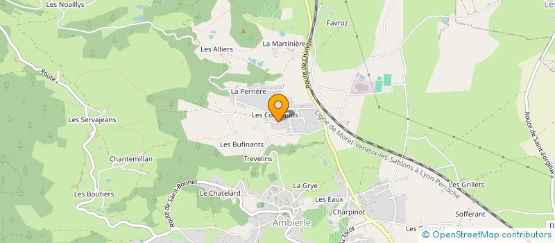 localisation de l'entreprise LA TINY HOUSE DE LA COTE ROANNAISE  AMBIERLE