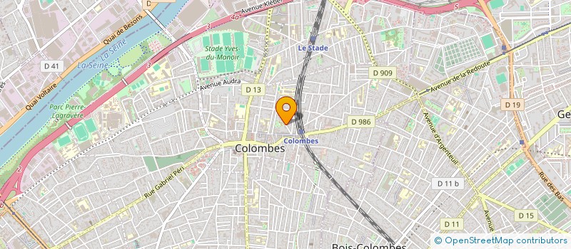 localisation de l'entreprise LA TIOTE à COLOMBES