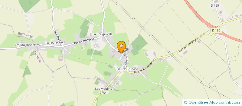 localisation de l'entreprise LA TIOTE EPICERIE  BUIRE-LE-SEC