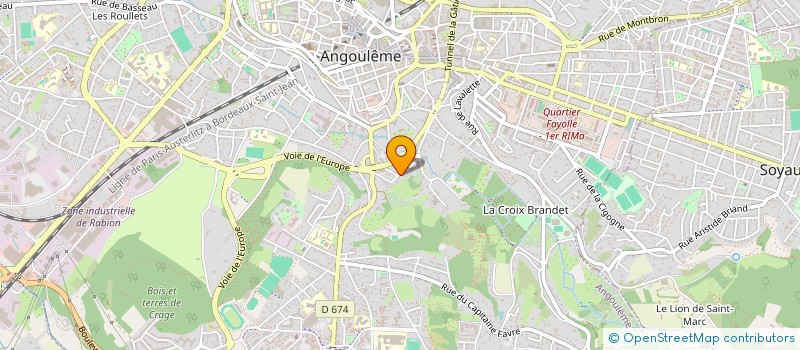 localisation de l'entreprise LA TIRELIRE DE TIC ET TAC à ANGOULEME