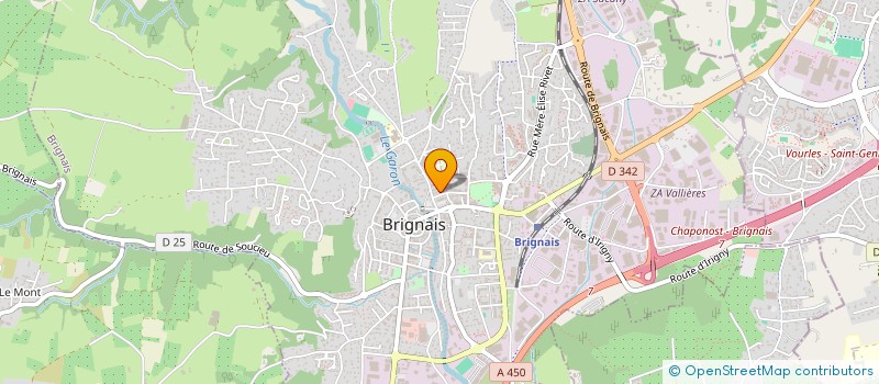 localisation de l'entreprise LA TIRELIRE DES ECOLIERS à BRIGNAIS