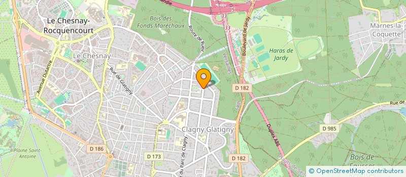 localisation de l'entreprise LA TISSUTHEQUE à VERSAILLES