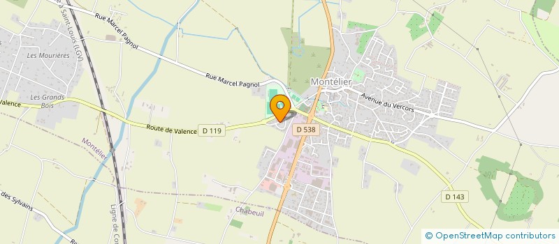 localisation de l'entreprise LA TIT SCI DE NOLAN à MONTELIER