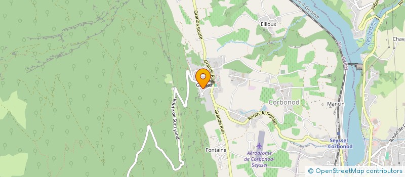localisation de l'entreprise LA TOCCANIERE  CORBONOD
