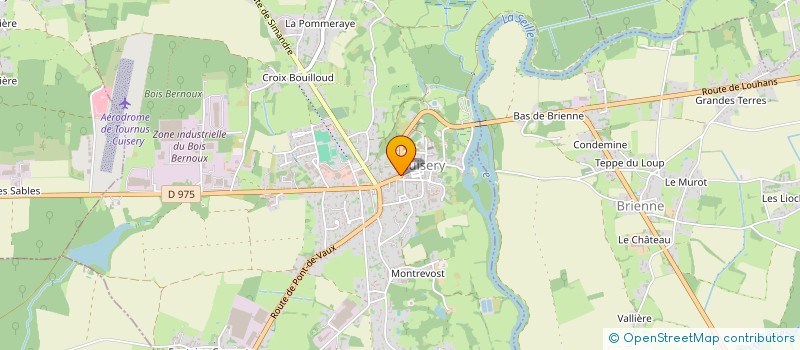 localisation de l'entreprise LA TOGUNA  CUISERY