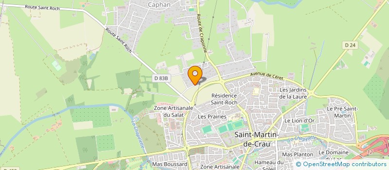localisation de l'entreprise LA TOILE à SAINT-MARTIN-DE-CRAU