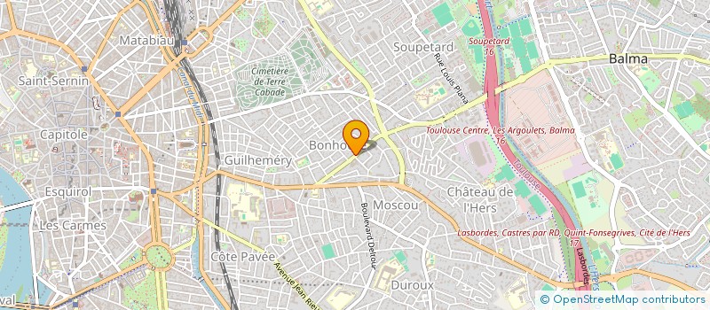 localisation de l'entreprise LA TOILE à TOULOUSE