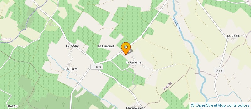 localisation de l'entreprise LA TOILE AUX B'TI'Z. à BREVILLE