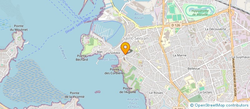 localisation de l'entreprise LA TOILE DE PANDORE  SAINT-MALO